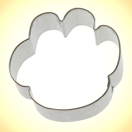 Dog Paw Print Cookie Cutter - Click Image to Close